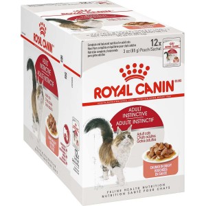 Royal Canin Adult Instinctive Chunks In Gravy Pouch Wet Cat Food 12 x 85g | BZYAK2379