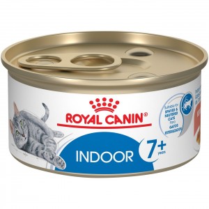 Royal Canin Indoor 7+ Morsels In Gravy Canned Wet Cat Food 24 x 85g | SNAJM1972