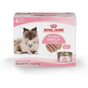 Royal Canin Mother & Babycat Ultra Soft Mousse in Sauce Canned Wet Cat Food 6 x 85g | LVIUY9572