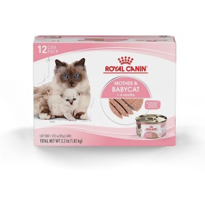 Royal Canin Mother & Babycat Ultra Soft Mousse in Sauce Canned Wet Cat Food 12 x 85g | FDGXA4851