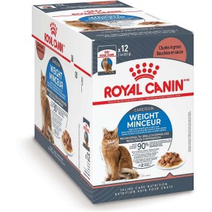 Royal Canin Weight Care Chunks In Gravy Pouch Wet Cat Food 12 x 85g | DEHMW0237