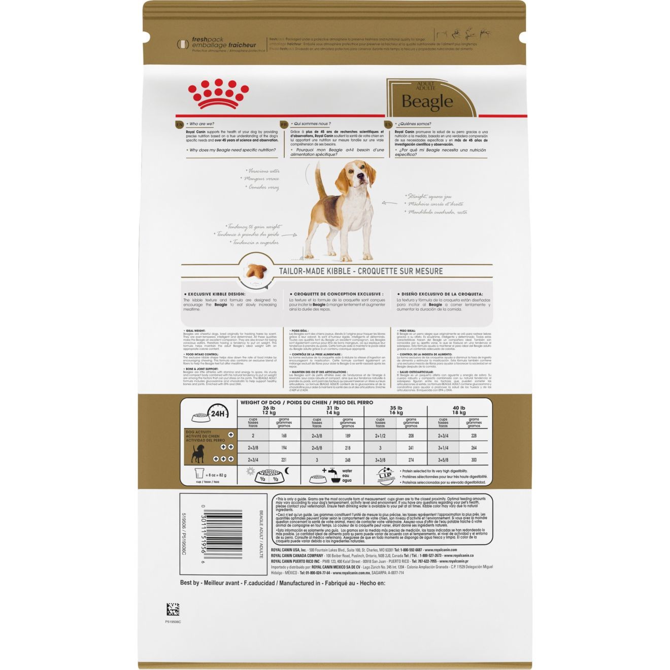 Royal Canin Beagle Adult Dry Dog Food 14kg | UALBP1963