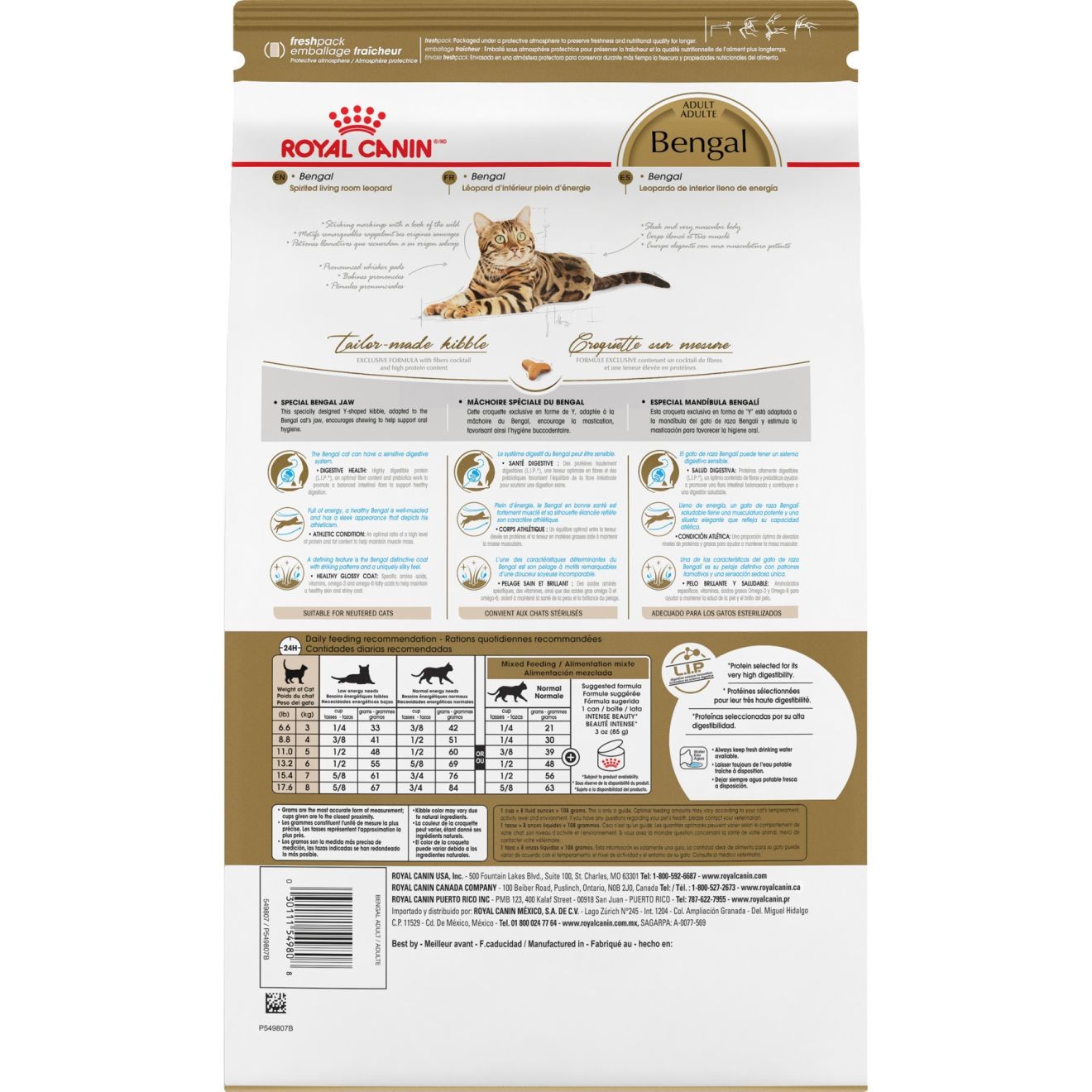 Royal Canin Bengal Adult Dry Cat Food 3kg | BAVXJ9021