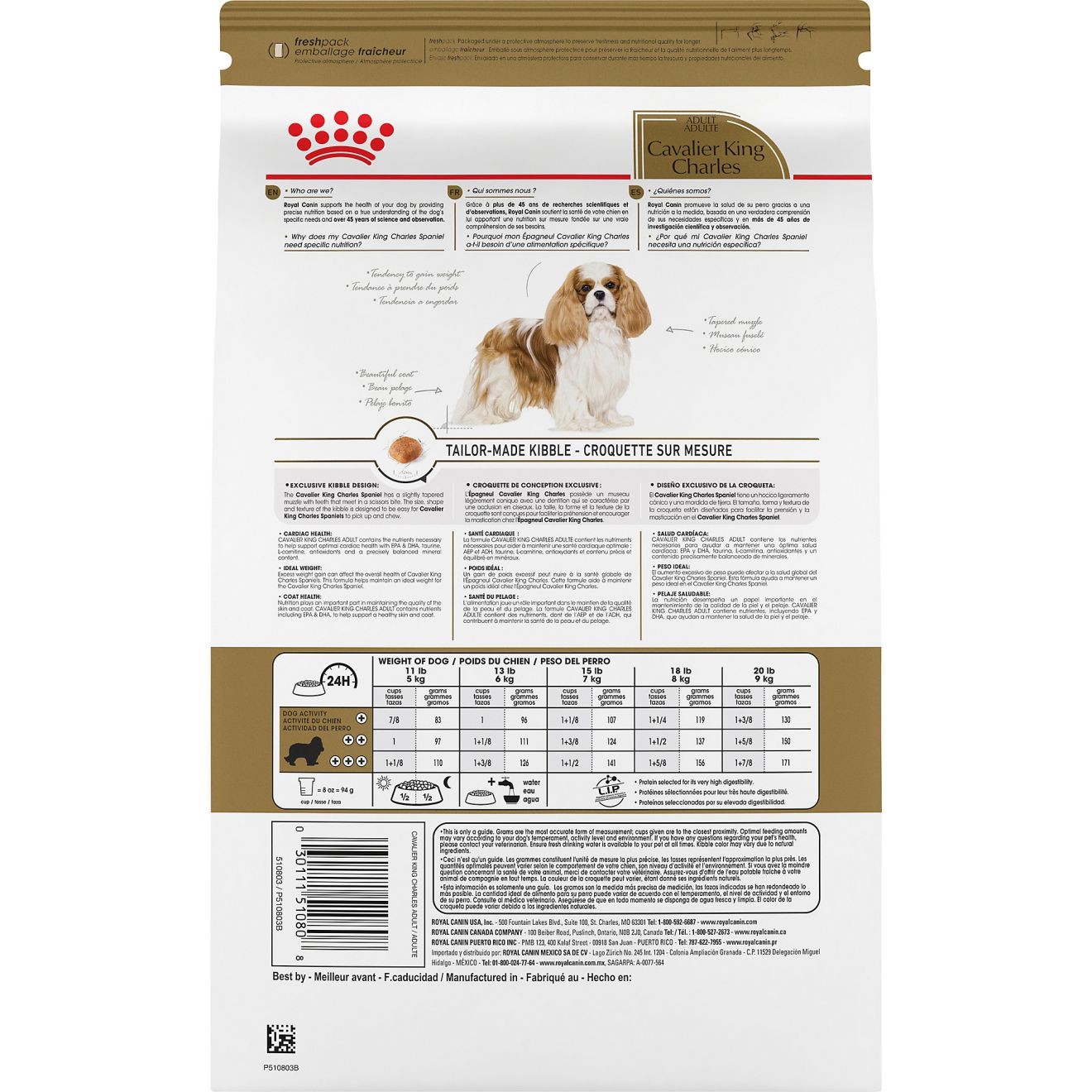 Royal Canin Cavalier King Charles Adult Dry Dog Food 4.5kg | UNVJL2706