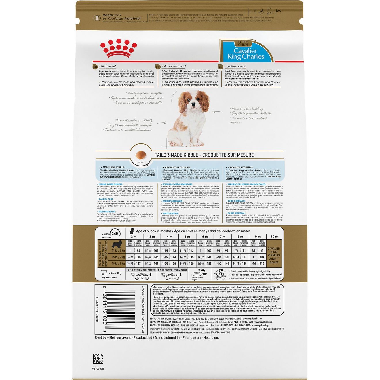 Royal Canin Cavalier King Charles Puppy Dry Dog Food 1.5kg | NELVQ4039