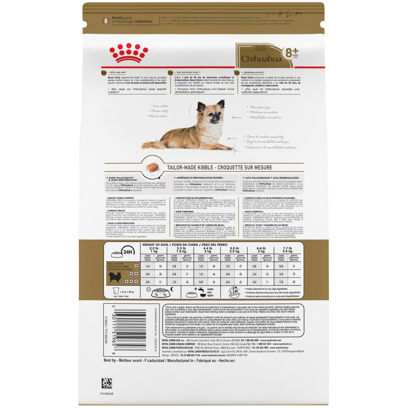 Royal Canin Chihuahua Adult 8+ Dry Dog Food 1kg | XMJQB1840