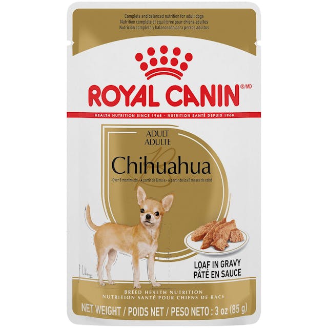 Royal Canin Chihuahua Loaf in Gravy Pouch Wet Dog Food 4 x 85g | GDXPN4251