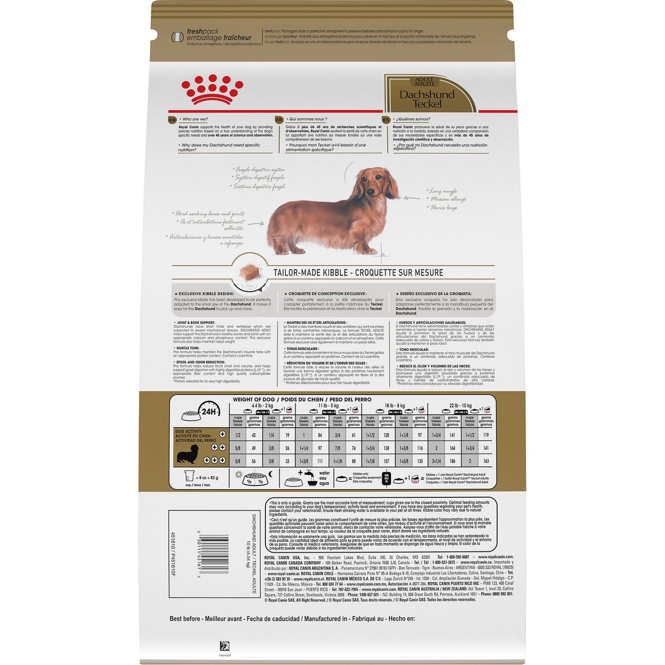 Royal Canin Dachshund Adult Dry Dog Food 1kg | PLYZD8209