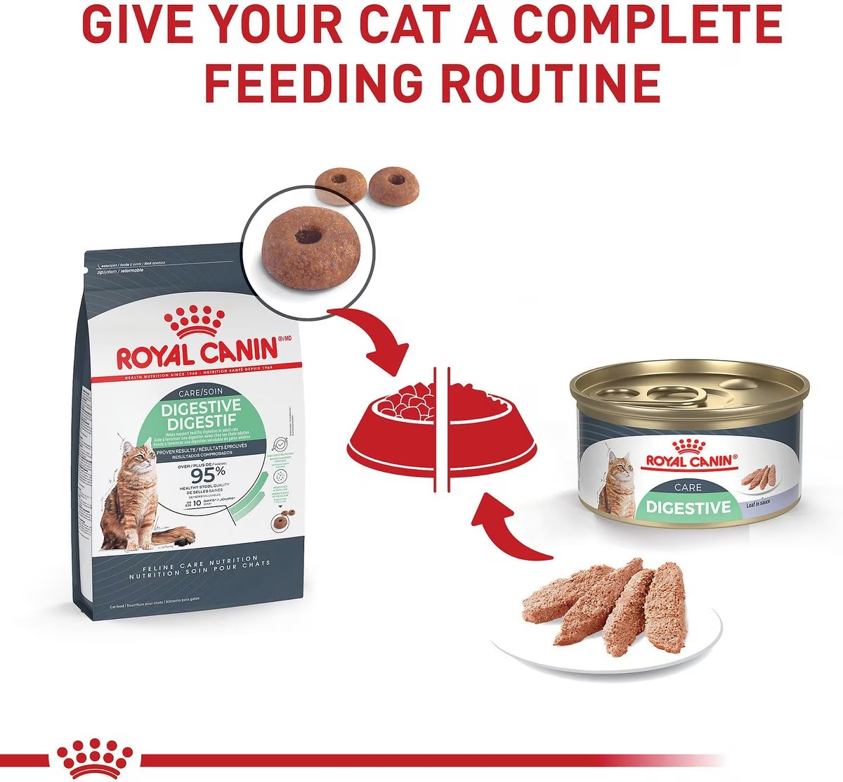 Royal Canin Digestive Care Loaf In Sauce Wet Cat Food 24 x 85g | SZLEB5690