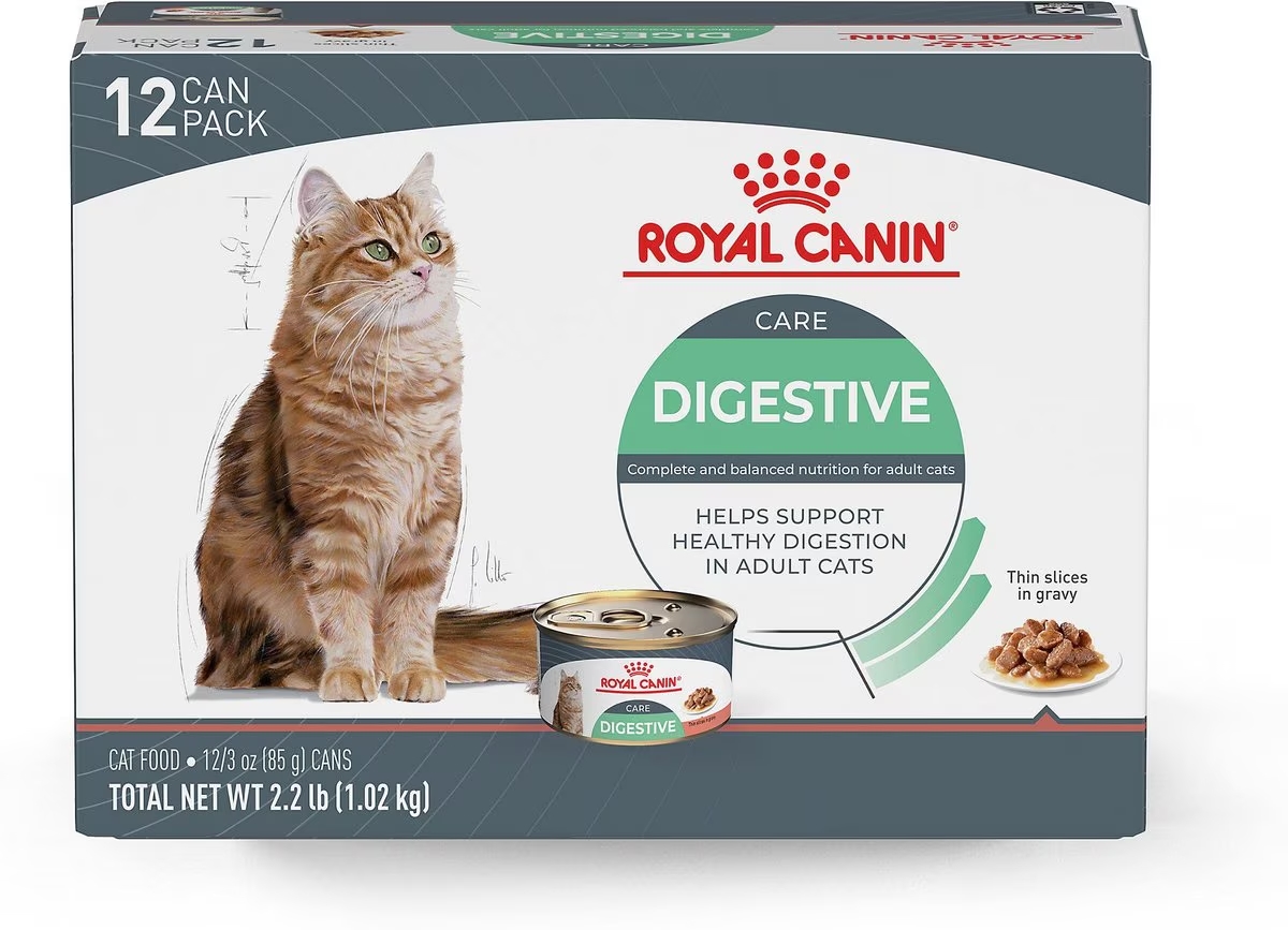 Royal Canin Digestive Care Thin Slices In Gravy Canned Wet Cat Food 12 x 85g | VZJBL5329