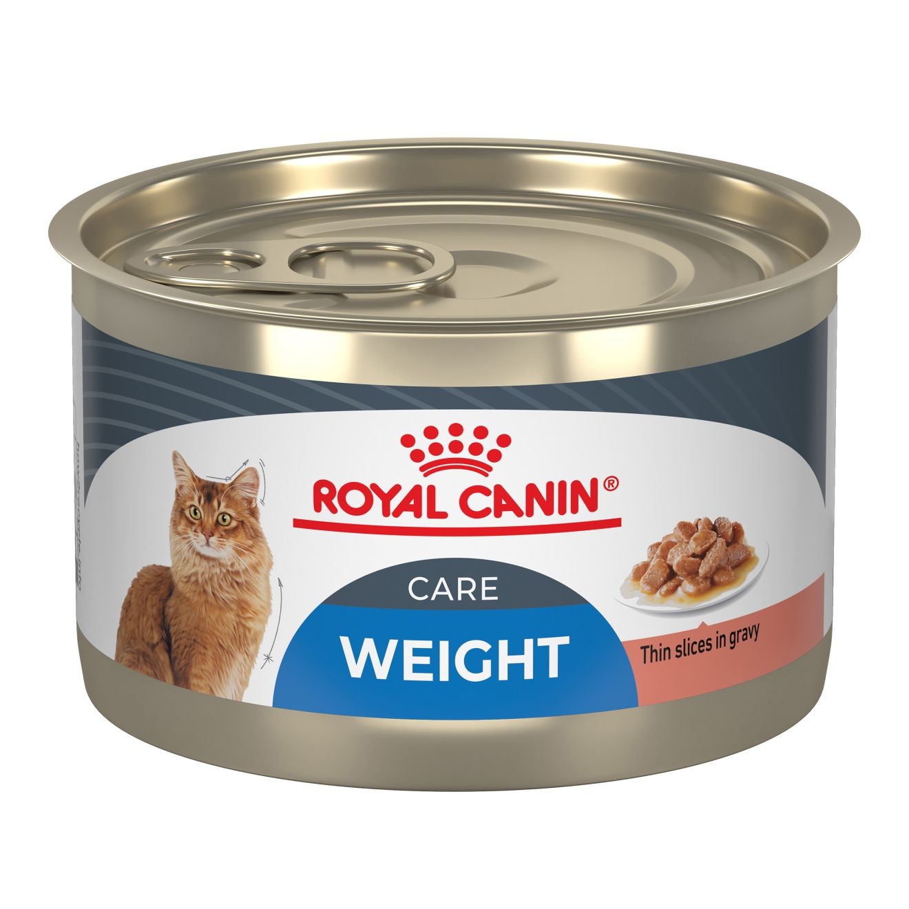 Royal Canin Feline Weight Care Thin Slices In Gravy Wet Cat Food 28 x 145g | RXJDA7391