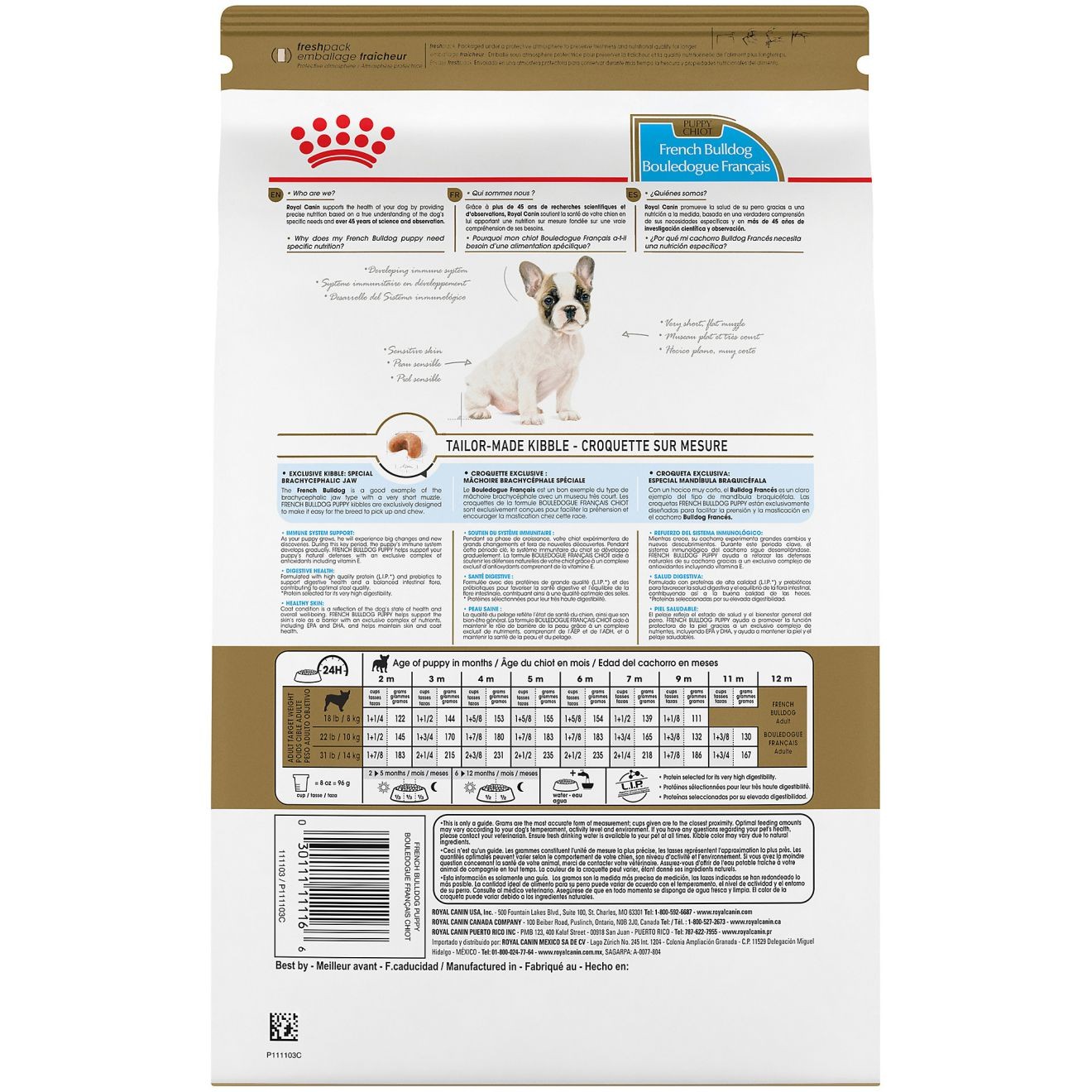 Royal Canin French Bulldog Puppy Dry Dog Food 1.5kg | FSEDH1970