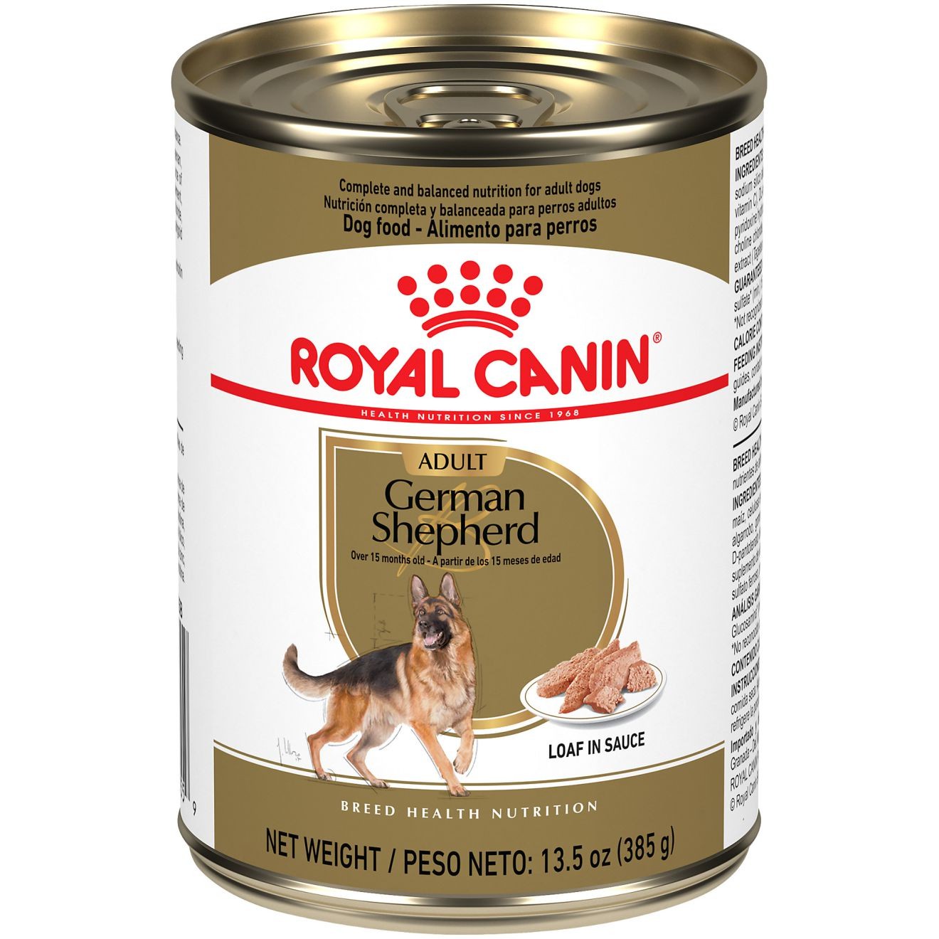 Royal Canin German Shepherd Adult Loaf in Sauce Canned Wet Dog Food 12 x 385g | HCYNJ9650