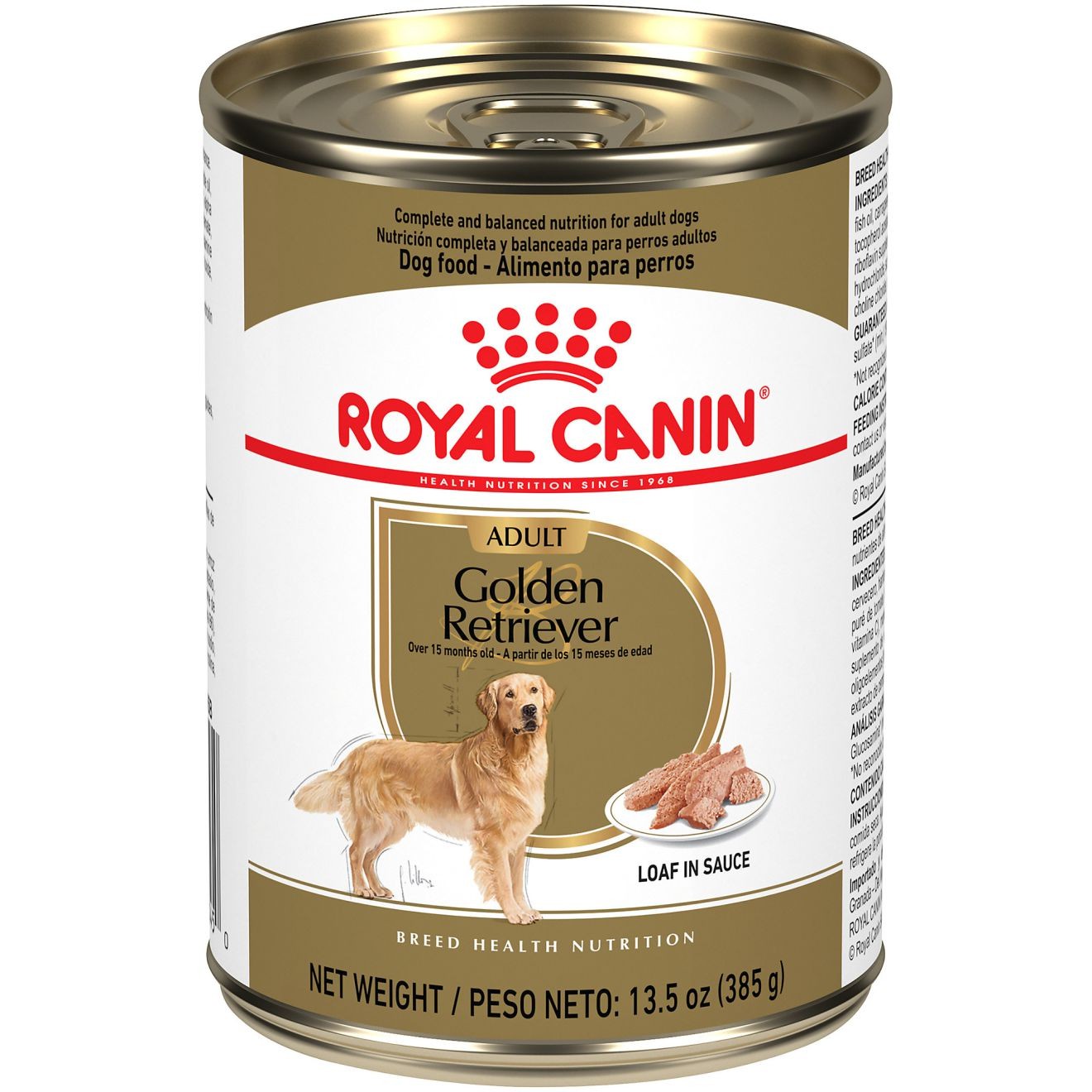 Royal Canin Golden Retriever Adult Loaf in Sauce Canned Wet Dog Food 12 x 385g | SVLIE9184