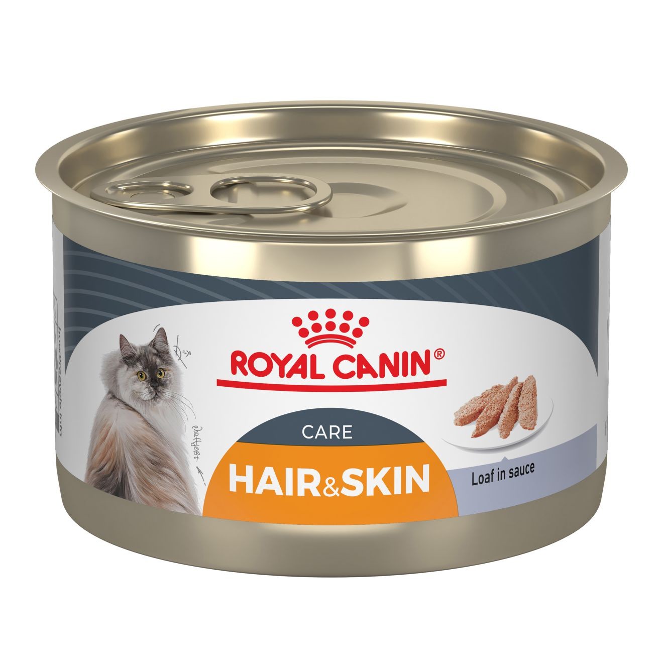 Royal Canin Hair & Skin Care Loaf In Sauce Canned Wet Cat Food 24 x 85g | OMKNQ5840