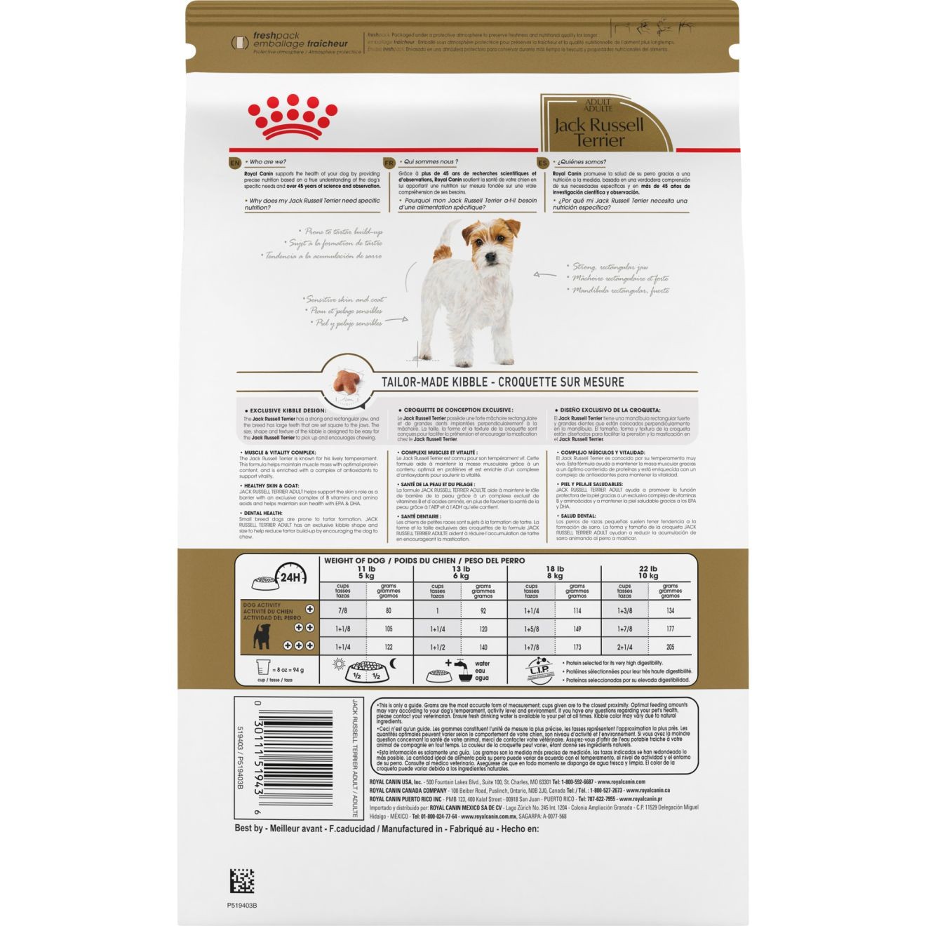 Royal Canin Jack Russell Terrier Adult Dry Dog Food 4.5kg | ICRJF8543