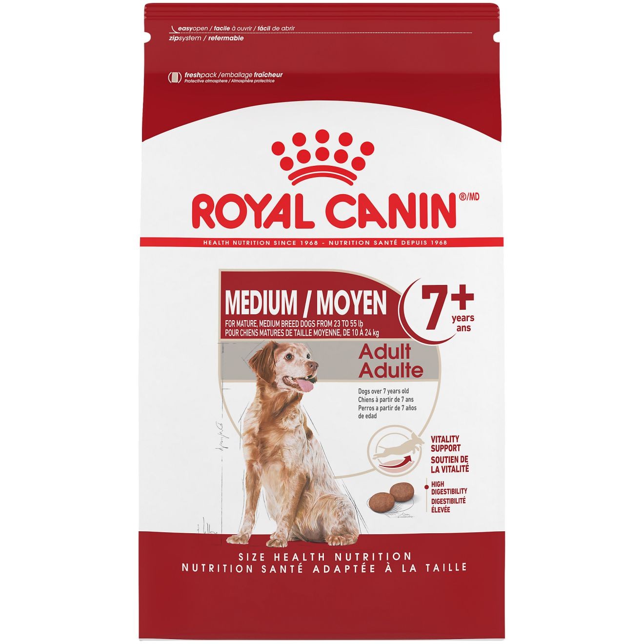 Royal Canin Medium Adult 7+ Dry Dog Food 14kg | YDCPQ2894