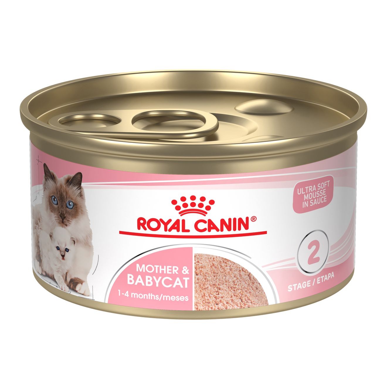 Royal Canin Mother & Babycat Ultra Soft Mousse in Sauce Canned Wet Cat Food 6 x 85g | LVIUY9572