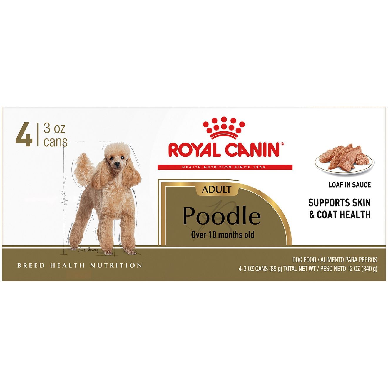 Royal Canin Poodle Adult Loaf in Sauce Canned Wet Dog Food 24 x 85g | PNMBS9608