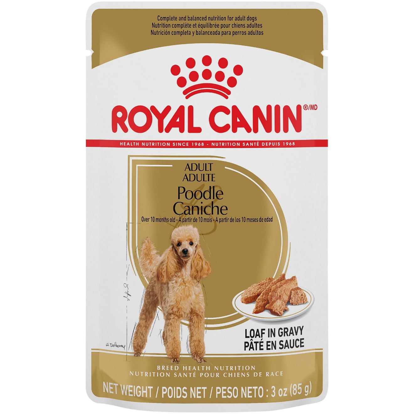 Royal Canin Poodle Pouch Wet Dog Food 4 x 85g | XSIDK0982