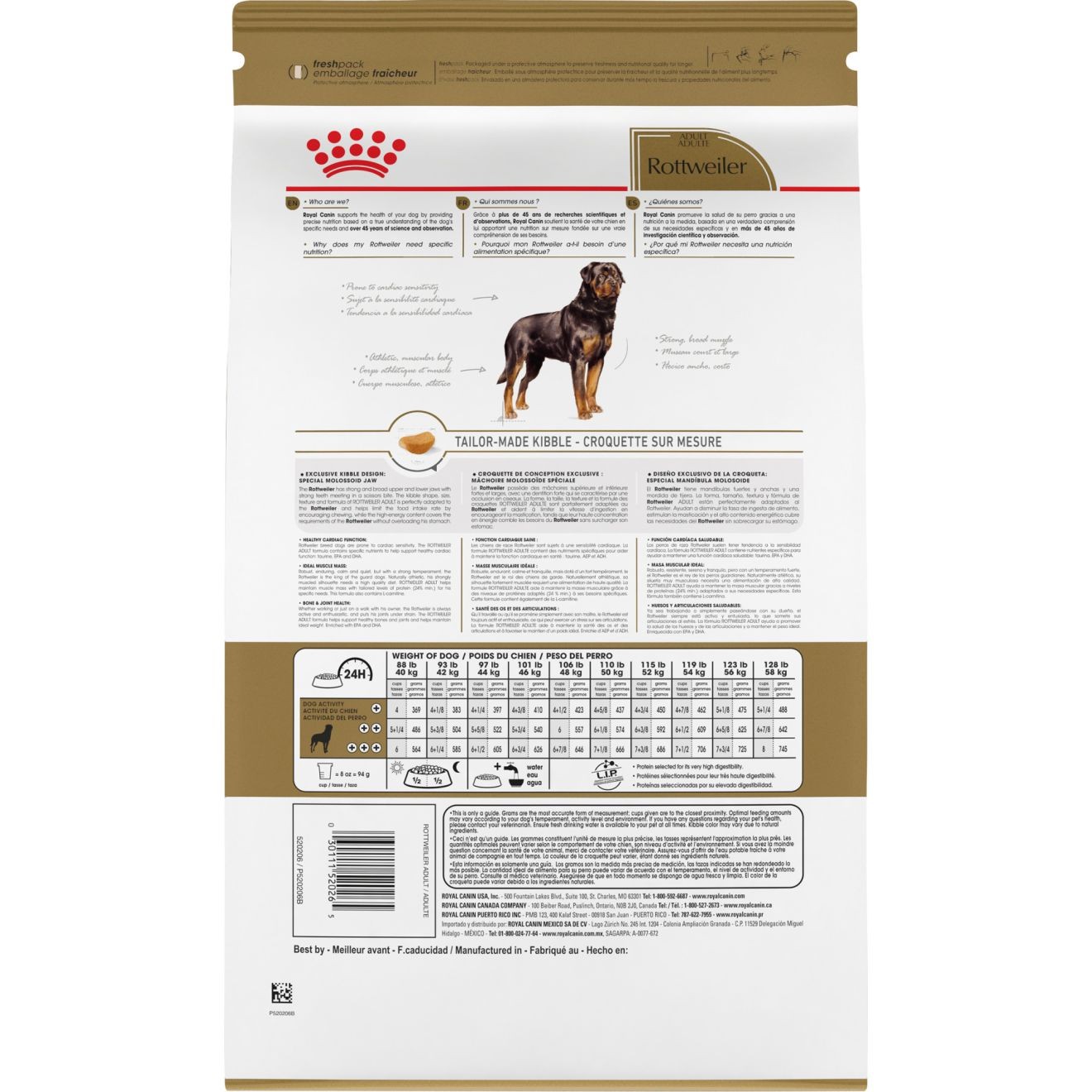 Royal Canin Rottweiler Adult Dry Dog Food 14kg | FWGUQ1790