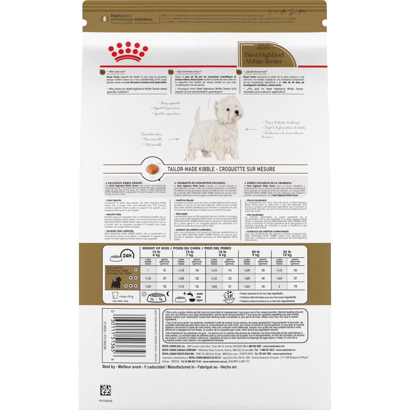 Royal Canin West Highland White Terrier Adult Dry Dog Food 4.5kg | MUPQW9241