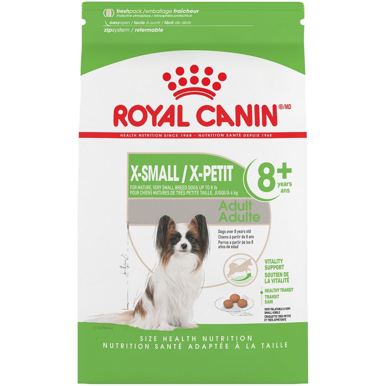 Royal Canin X-Small Adult 8+ Dry Dog Food 1kg | CNQRT0751