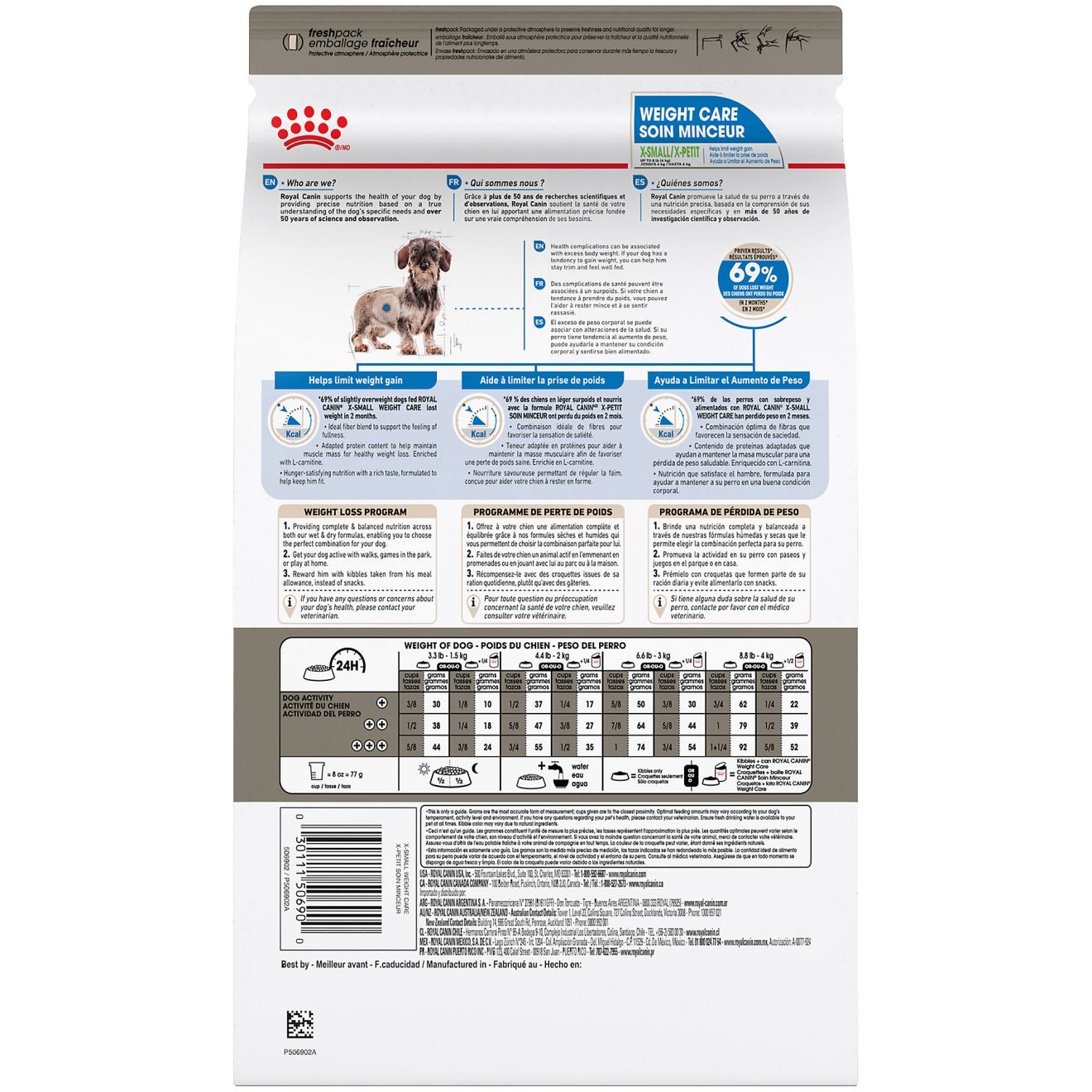 Royal Canin X-Small Weight Care Dry Dog Food 1kg | APQUZ9518