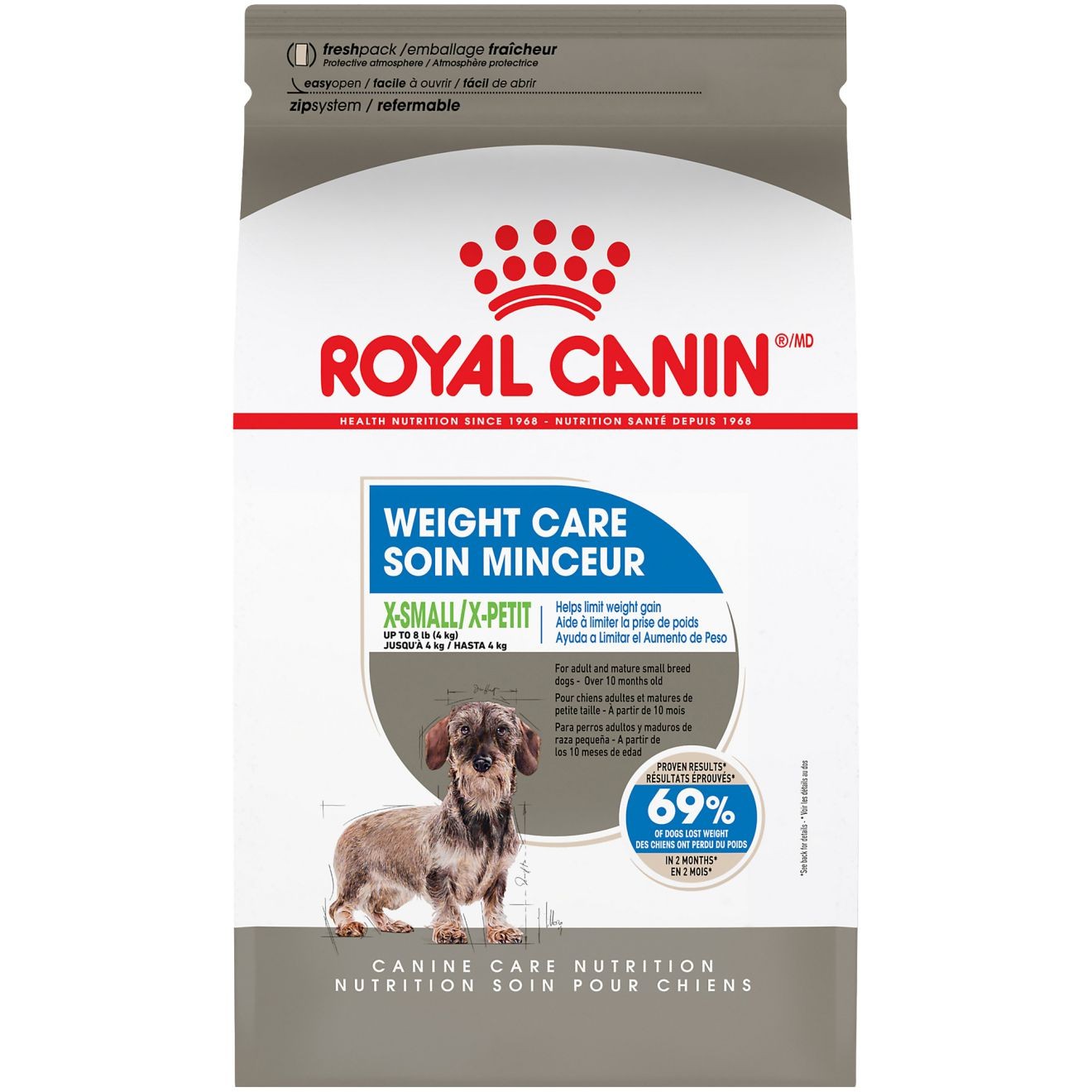 Royal Canin X-Small Weight Care Dry Dog Food 1kg | APQUZ9518