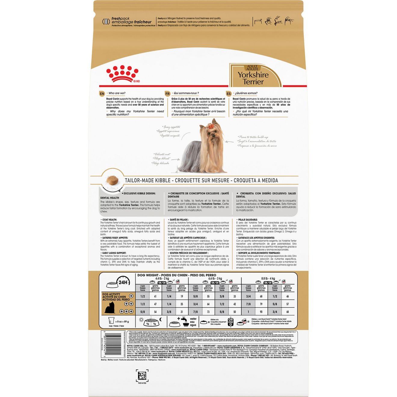 Royal Canin Yorkshire Terrier Adult Dry Dog Food 1kg | EKNBT2580